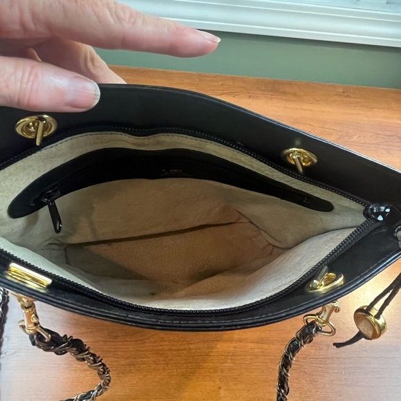 HCL Handcrafted Leather Goods Black Leather Bag Made in W. Germany Numbered Bag - Picture 12 of 16